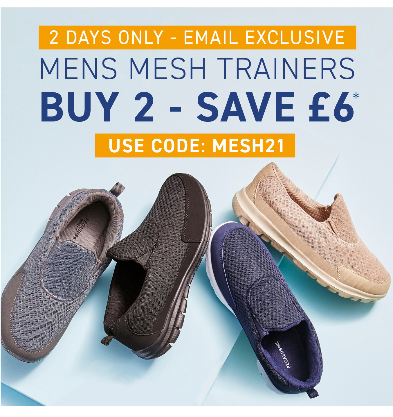 Chums: Save 6 on Men's Mesh Trainers 
