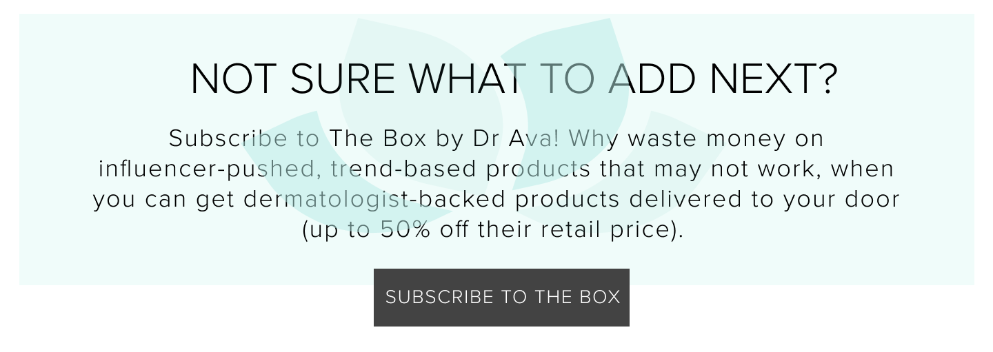 The Box by Dr. Ava Dr Avas 3step skincare routine Milled