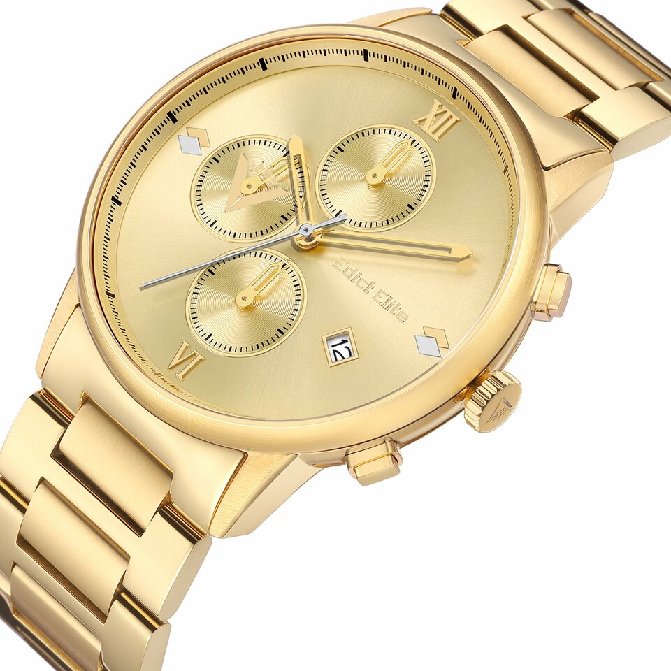 Edict Elite Watch 2020 Motherland Edition - Gold on Gold Bracelet