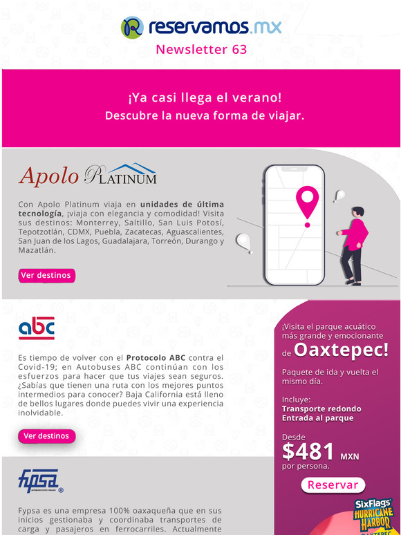 Disfruta de las mejores tarifas para el verano!