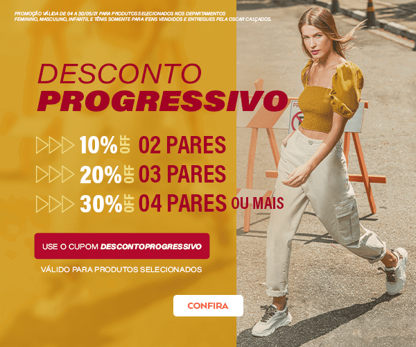 Cupom oscar hot sale calçados