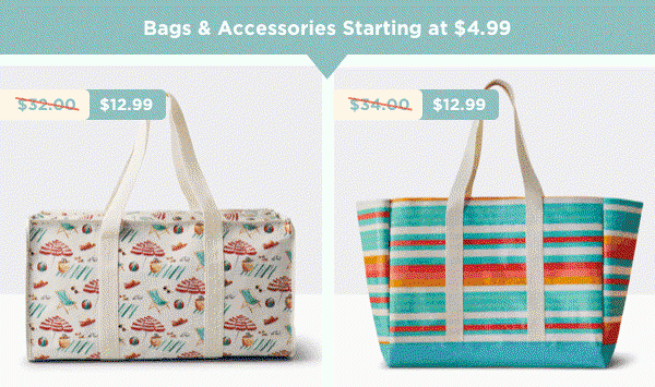 Bags & Accessories Starting at $4.99
