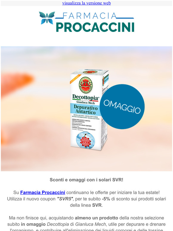 Sconti e omaggi con i solari SVR!