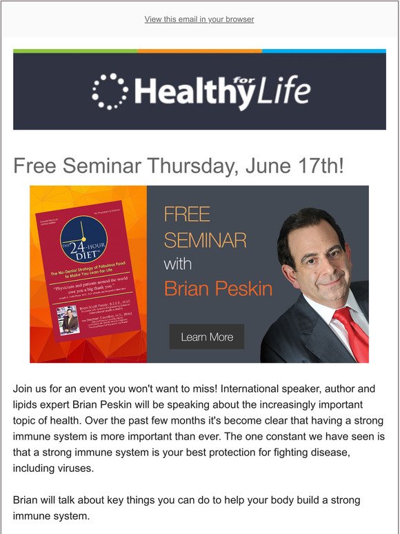 Free Seminar June 17th with Brian Peskin
