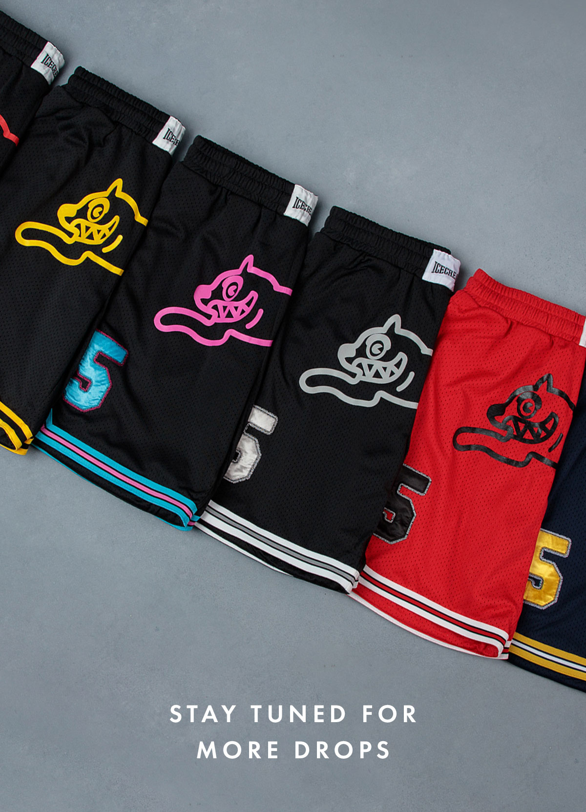 Billionaire Boys Club: NEW ICECREAM Running Dog Basketball Short