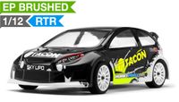 1/12 Tacon Ranger Rally Brushed Car Ready to Run 2.4ghz (Black) RC Remote Control Radio Car