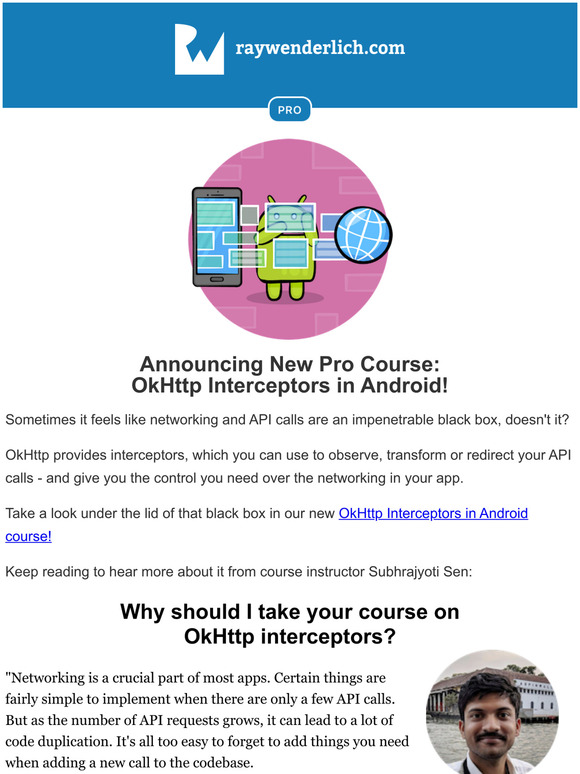 Announcing New Course: OkHttp Interceptors in Android!