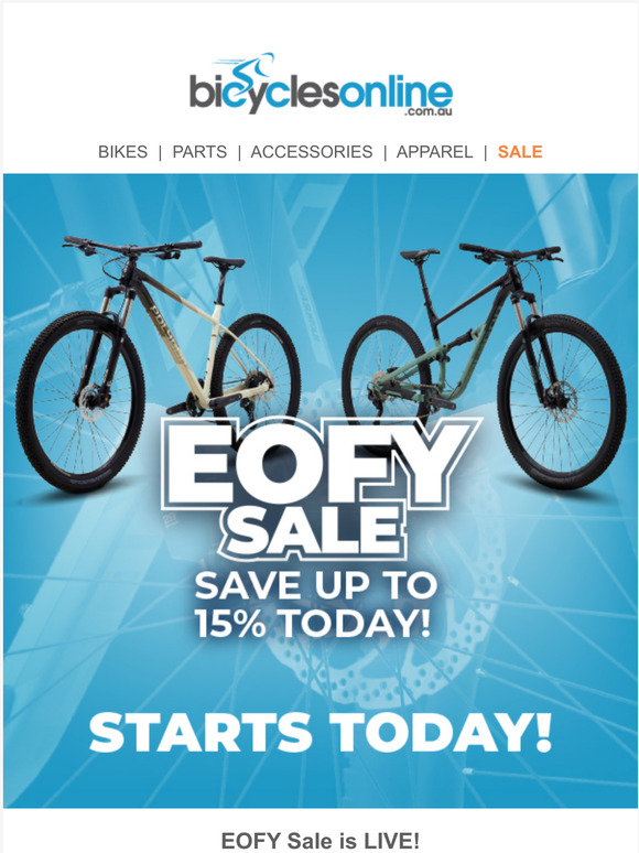 eofy bike sale