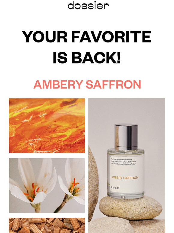 Dossier amber online saffron