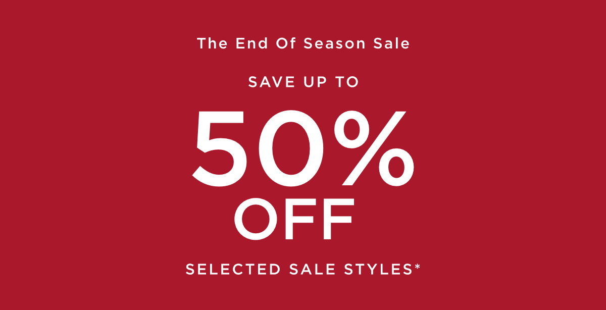 The end of season sale continues!