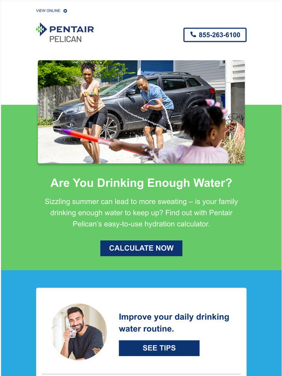 Pelican Water Systems Hydration Calculator How Much Water Should I