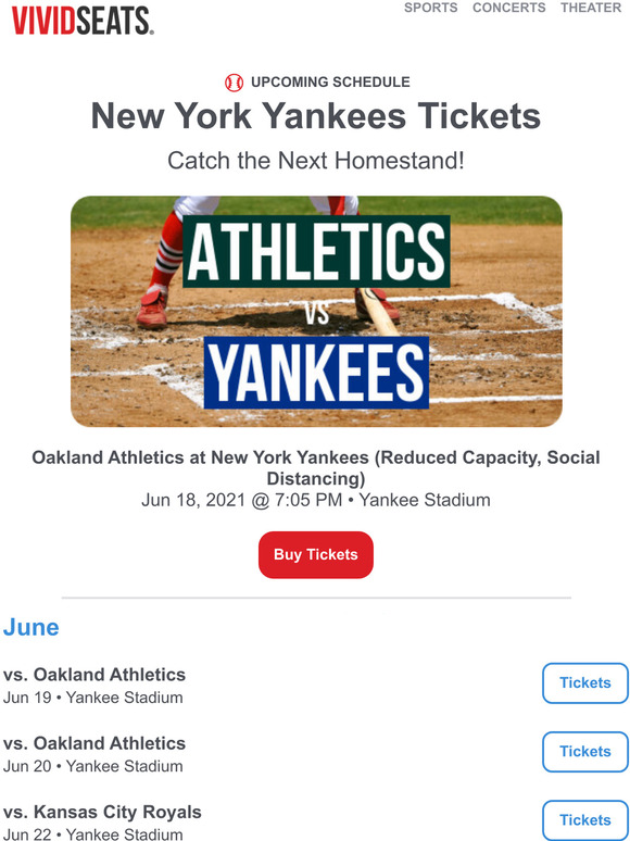 yankees tickets june 18