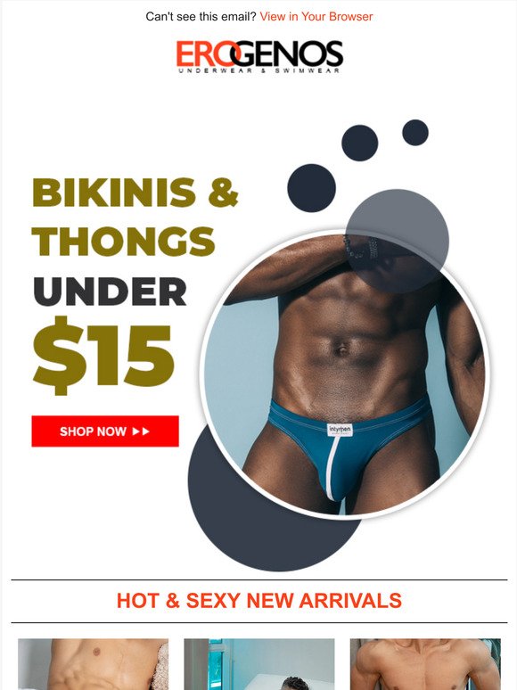 Erogenos : Big Budget Bonanza | Bikinis & Thongs Under $15 | Free 
