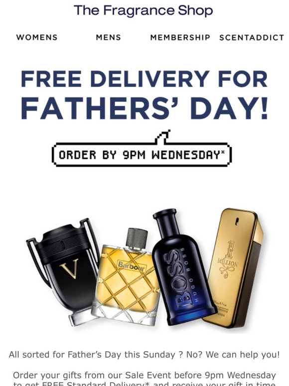 The fragrance shop free delivery new arrivals