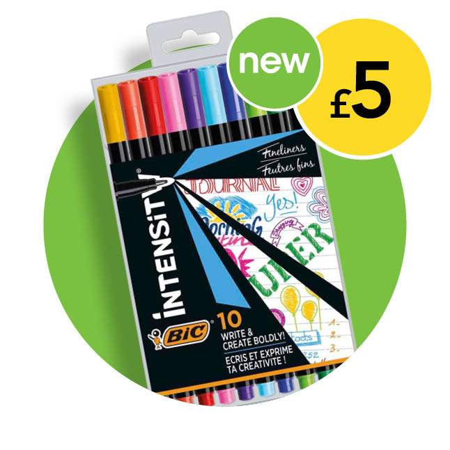 Bic pens and pencils