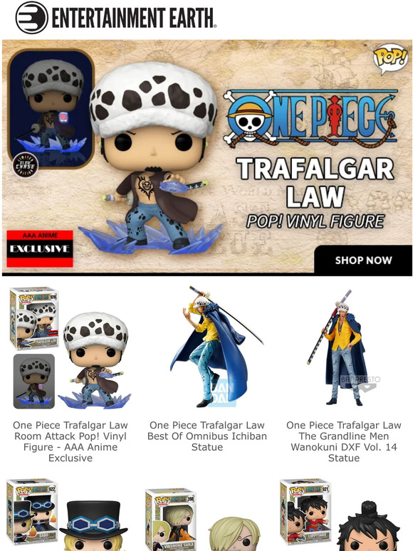 Entertainment Earth New One Piece Funko Pop Exclusive Milled