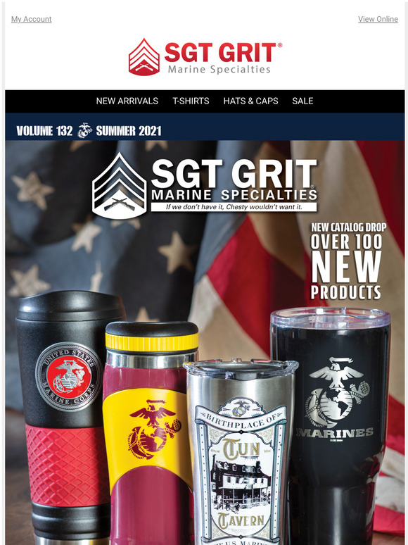 Sgt. Grit Marine Specialties Summer Catalog has dropped! Milled