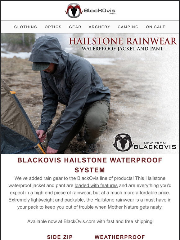 Hailstone Waterproof Jacket \u0026 Pant 