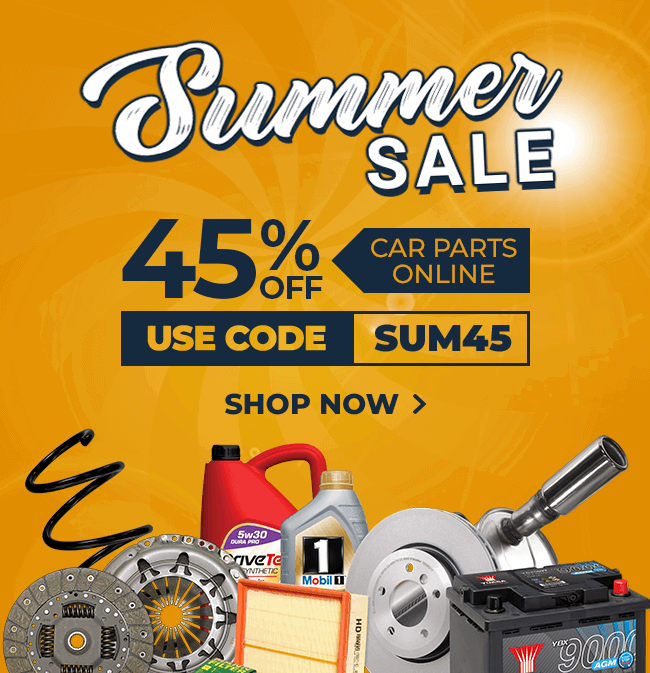 Up to 45% Off Car Parts in the Summer Sale!