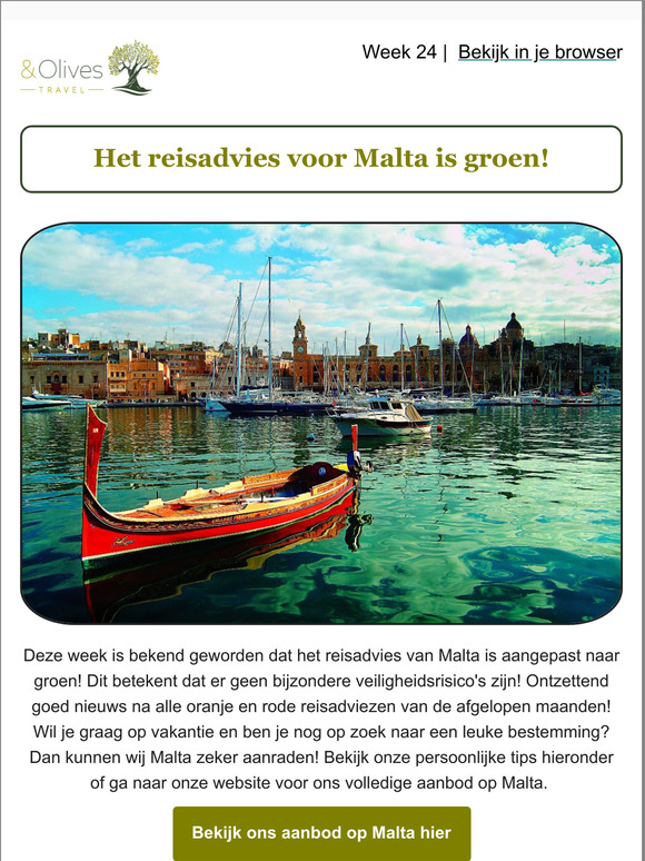 Een groen reisadvies voor Malta!