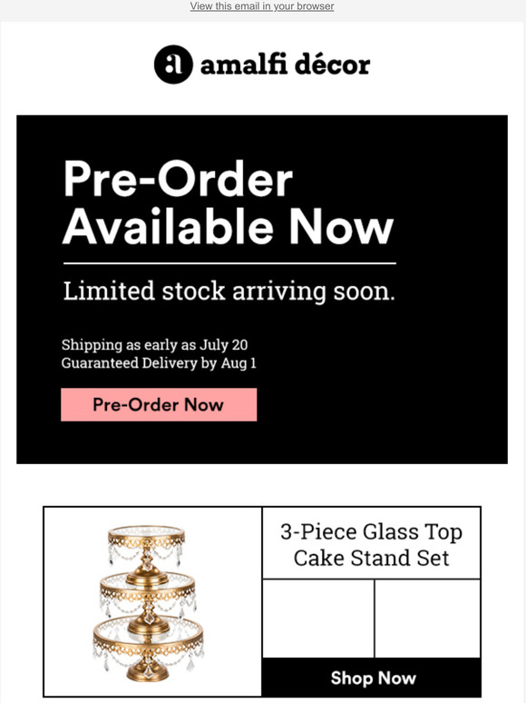 Pre-Order our Most Popular Items