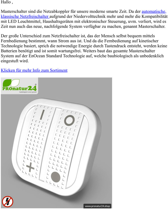  Die nchste Generation des Netzfreischalters ist da!