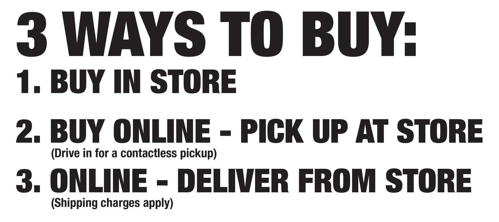 3 Ways To Buy