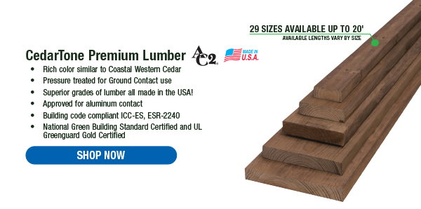 CedarTone Premium Lumber