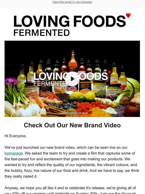 LAUNCH - Loving Foods Brand Video