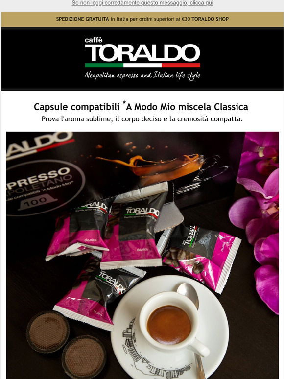 CaffÃ¨ Toraldo: Cialde miscela Cremosa per un espresso dall'aroma pieno e  fragrante! ☕