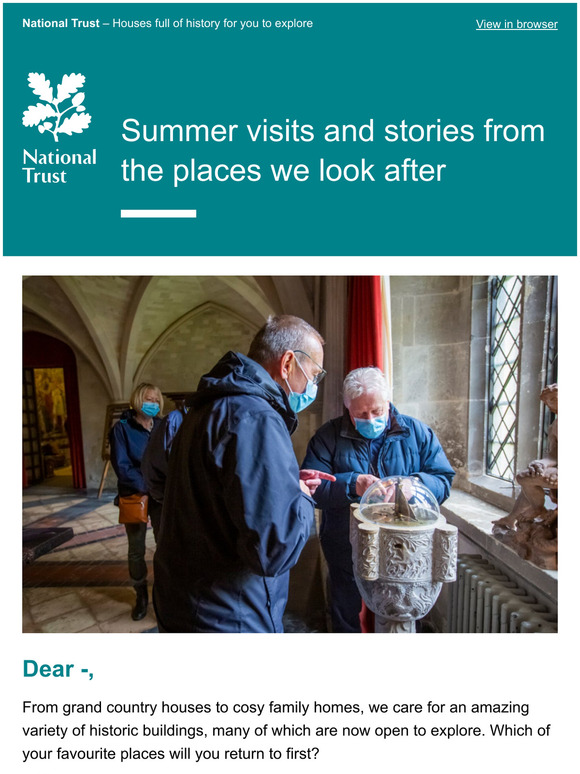 Houses full of history for you to explore