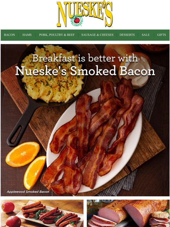 Nueske's You Need Nueske's Smoked Meats for Breakfast Milled