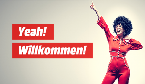 Yeah! Willkommen!