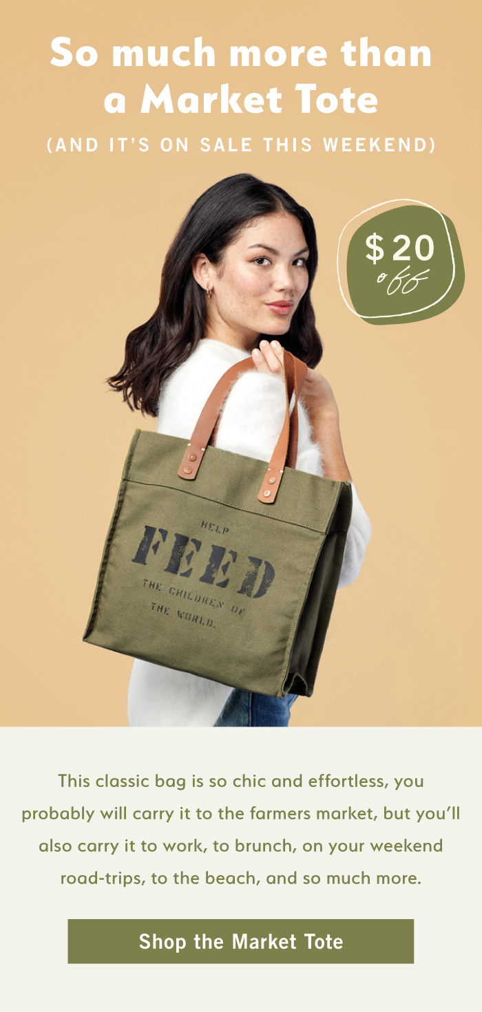 Market tote by feed sale