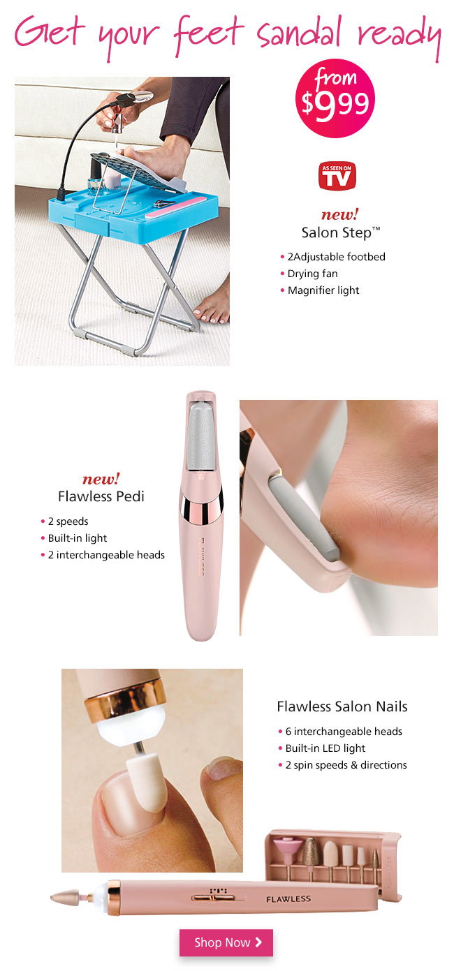 Get your feet sandal ready from $9.99 - Shop Now 