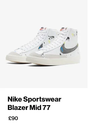 Nike-Sportswear-Blazer-Mid-77-White-Black-White-Sail-Trainers-Mens-Shoes