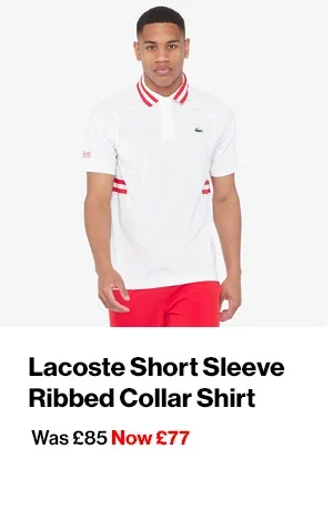 Lacoste-Short-Sleeve-Ribbed-Collar-Shirt-White-Red-Mens-Clothing