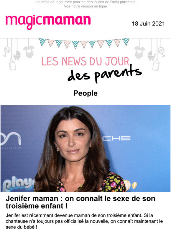 Magicmaman Jenifer Maman On Connat Le Sexe De Son 3me Enfant Milled