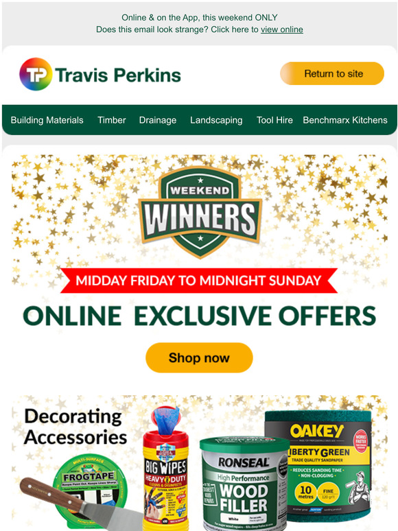 DEALS: 20% OFF Baths, Decorating Accessories & Door Packs...