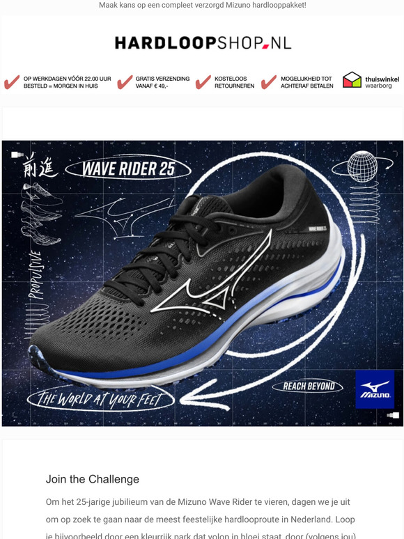 Celebrating 25 Years of the Mizuno Wave Rider