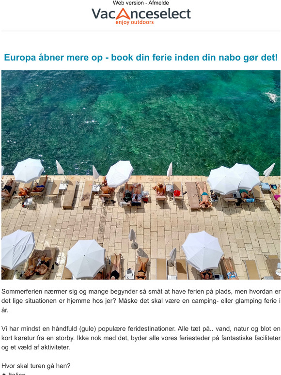 Danmark farver Europa gul!