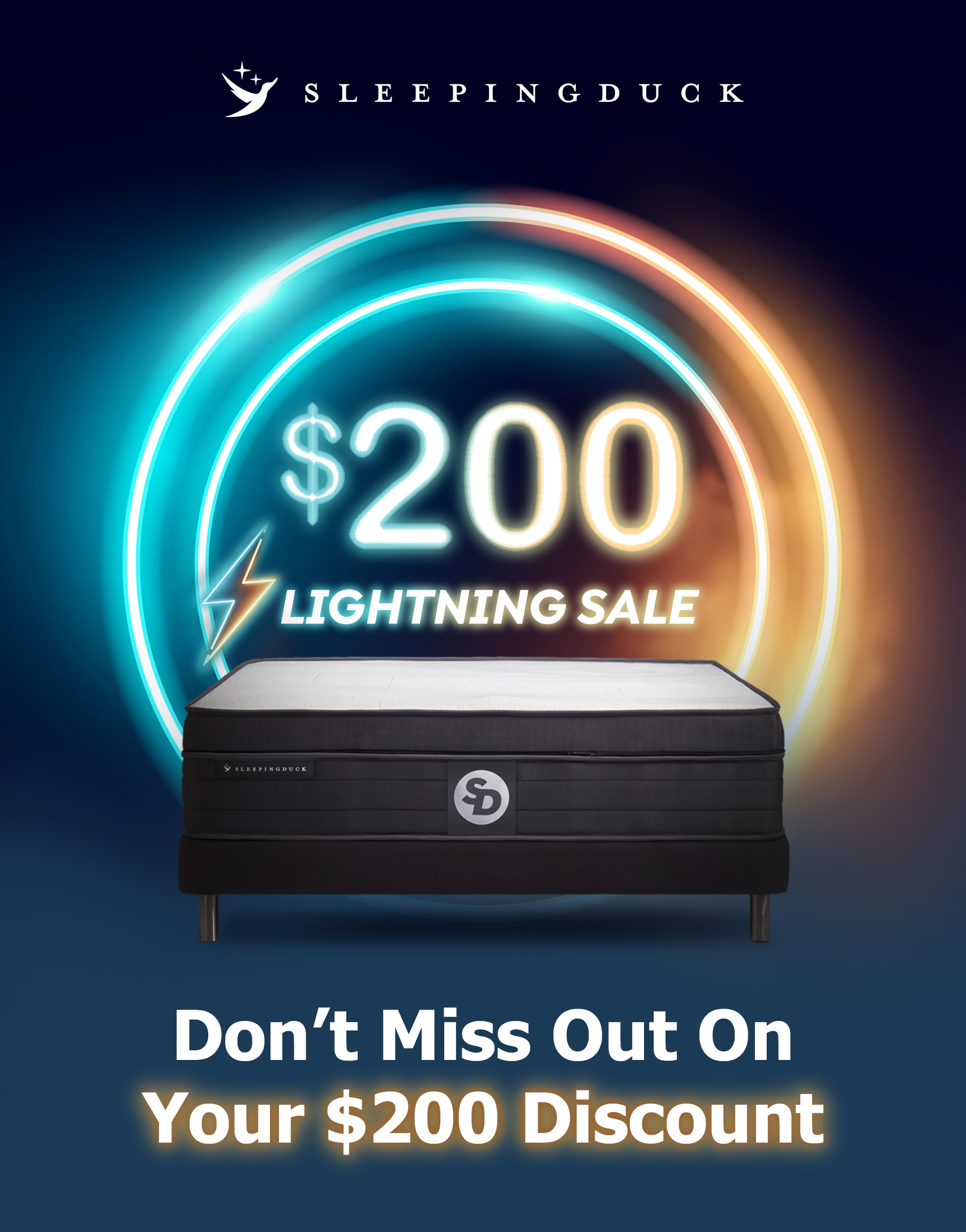 Sleeping Duck Sleeping Duck Lightning Sale 200 OFF !! Milled