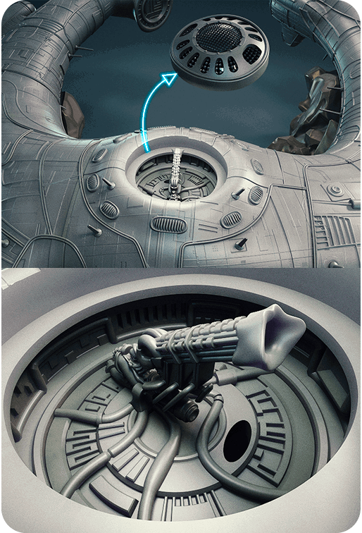 STL file Ship juggernaut of engineers from the planet LV-223  (Prometheus)・3D printing model to download・Cults