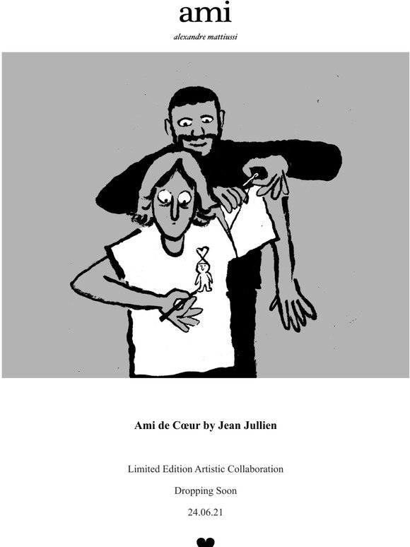 ami au: Jean Jullien x Ami De Coeur | Milled