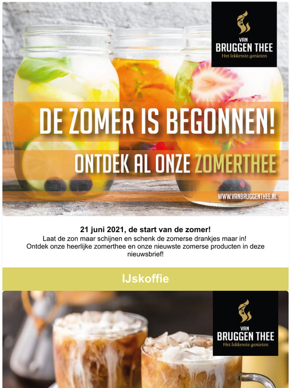 Zomers nieuws! Onze beste zomerthee en nieuwe producten!