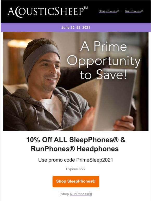 A Prime Opportunity to Save on SleepPhones