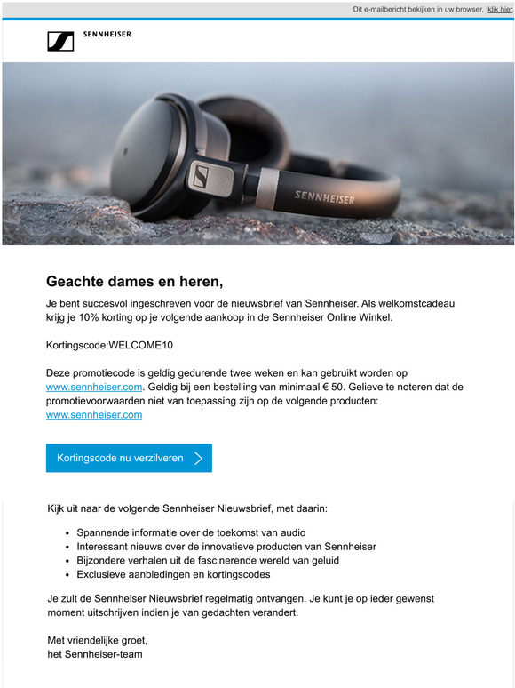 Bespaar 10% op je volgende aankoop!