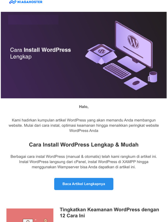 Niagahoster Panduan Wordpress Lengkap Keamanan Kecepatan Seo Milled