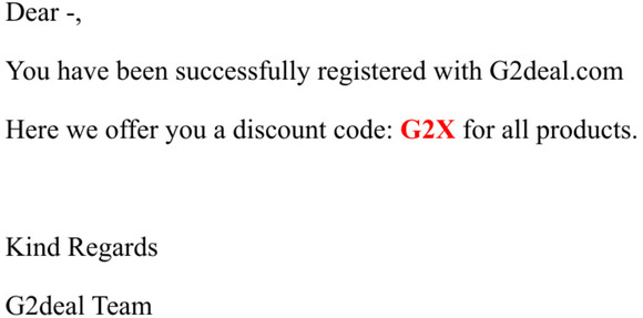 g2deal: Registration
