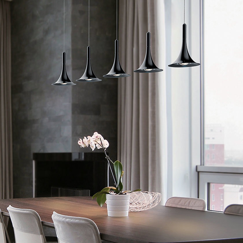 Jazz LED Multi-Light Pendant by PageOne Lighting.